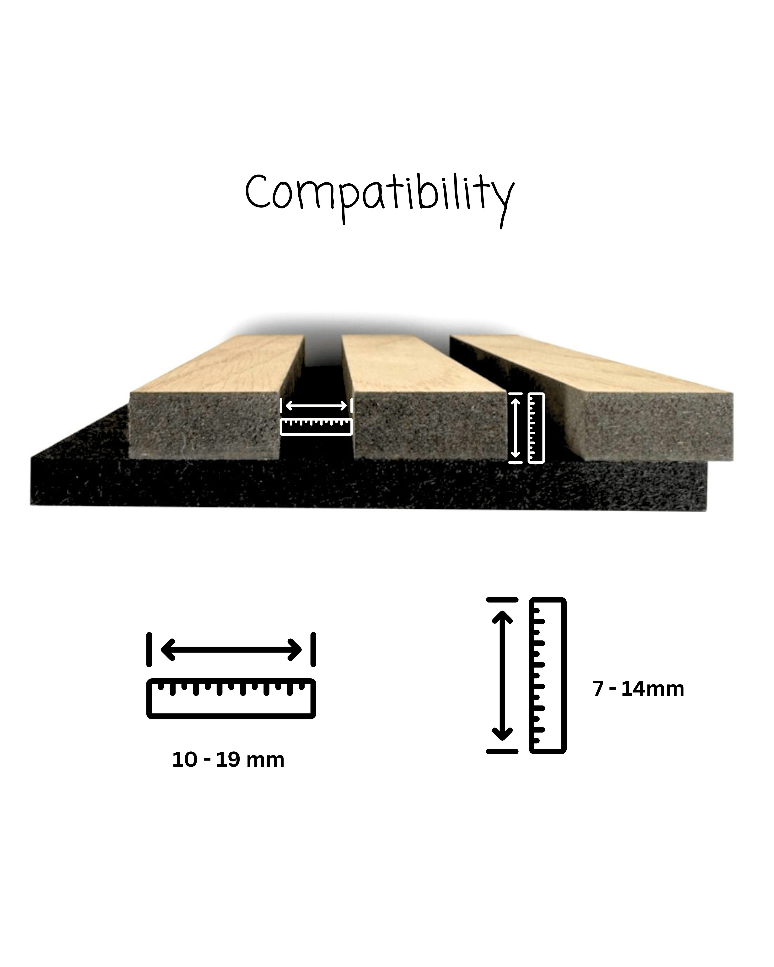 Shelf Brackets for Acoustic Panels - Installation Type: Wall Clip
