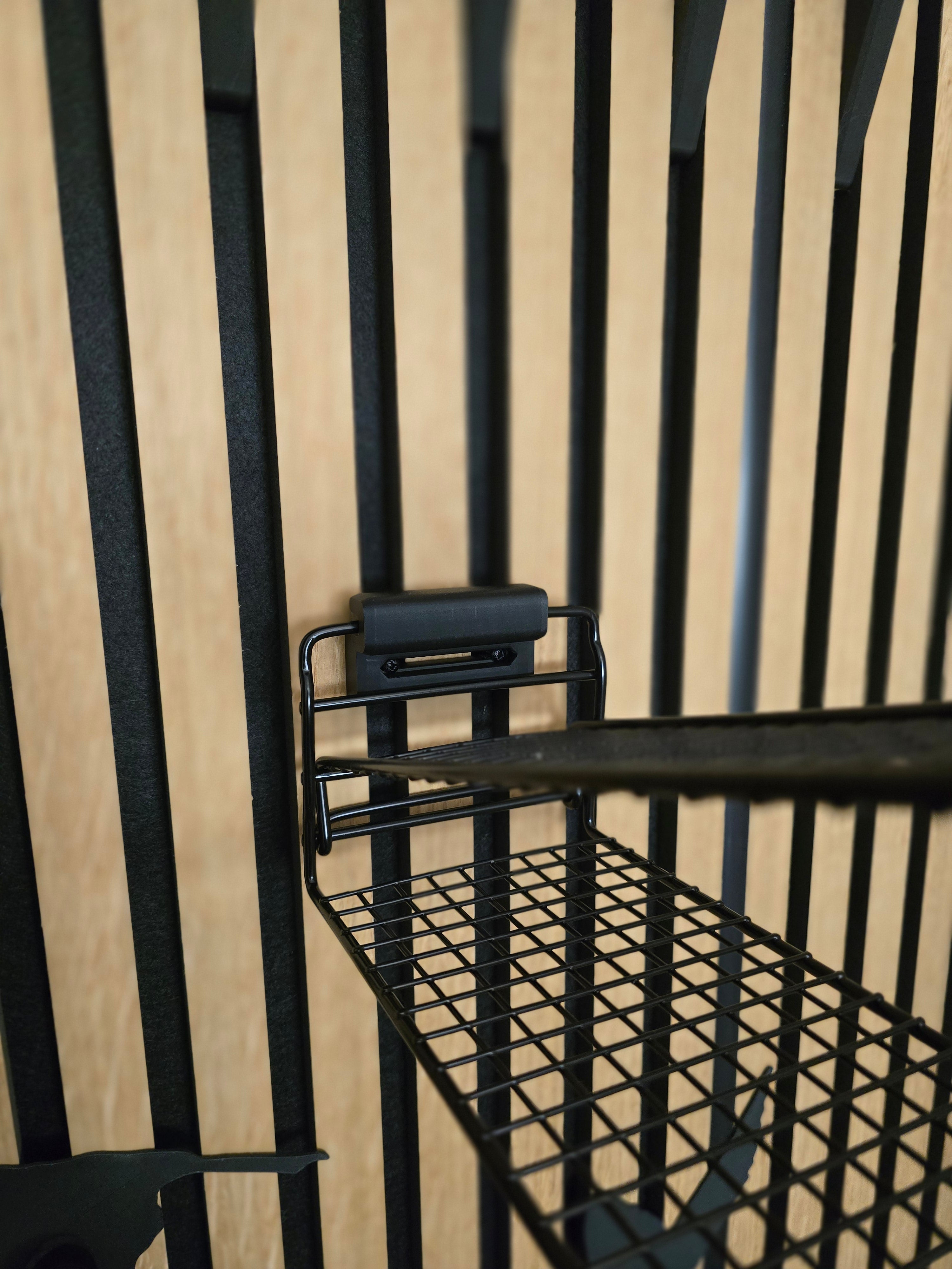 Acoustic Panel Mount for IKEA SKOSTALL Shoe Organizer - Installation type: Wall Clip