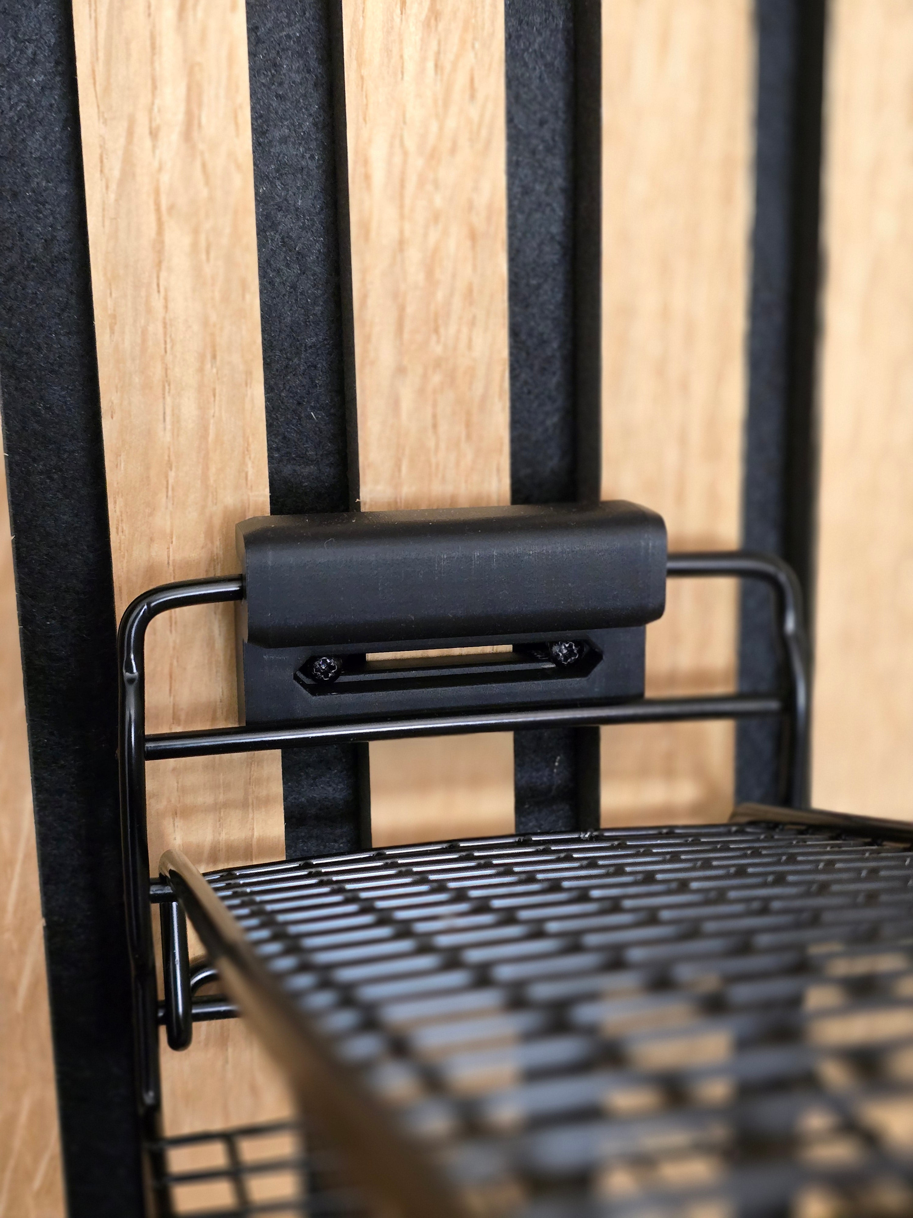 Acoustic Panel Shoe Rack Mount for IKEA SKOSTALL - Installation type: Wall Clip