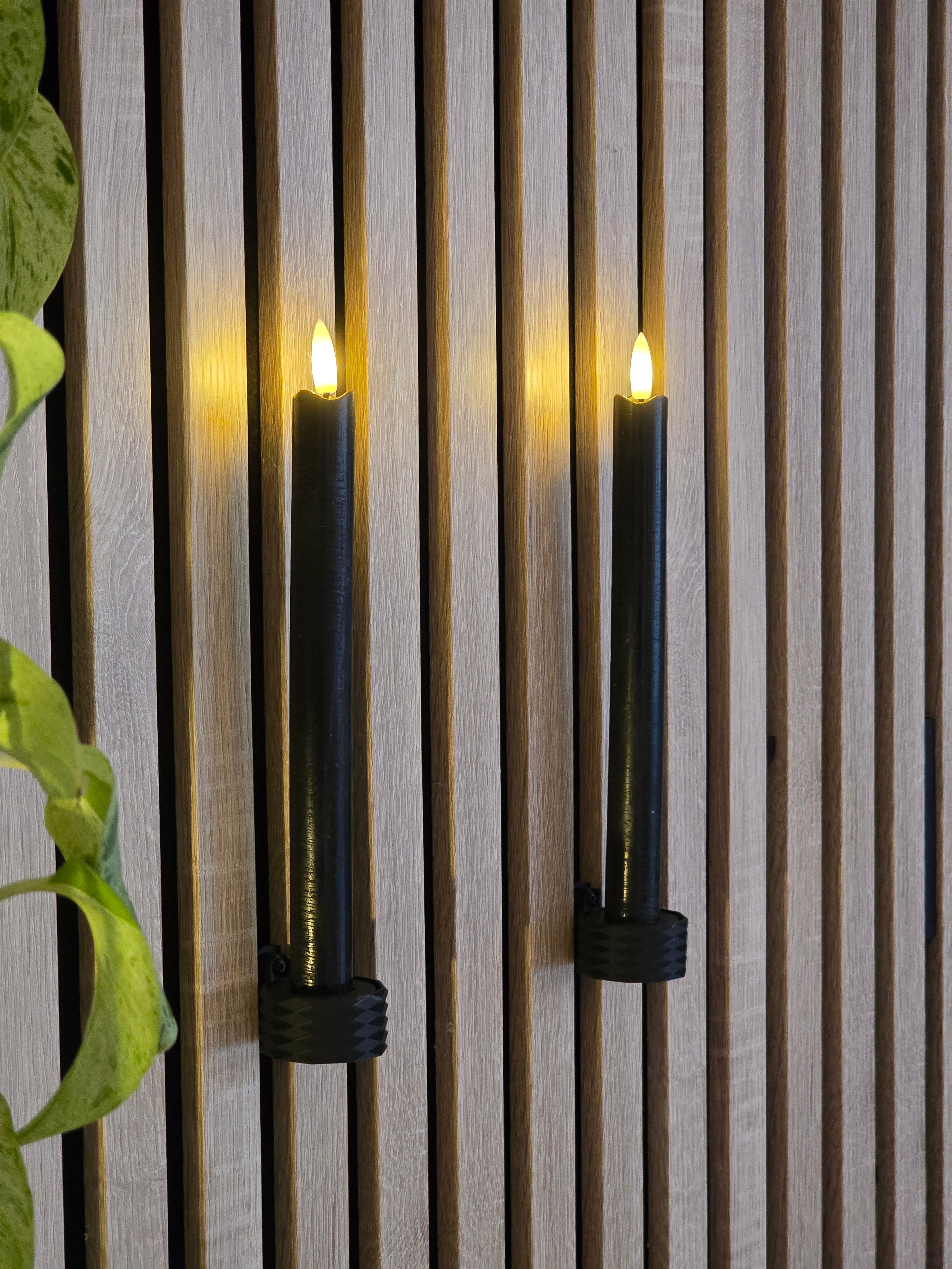 Tealight/ Dinner Candle Holder for Acoustic Panels - Installation Type: Wall Clip
