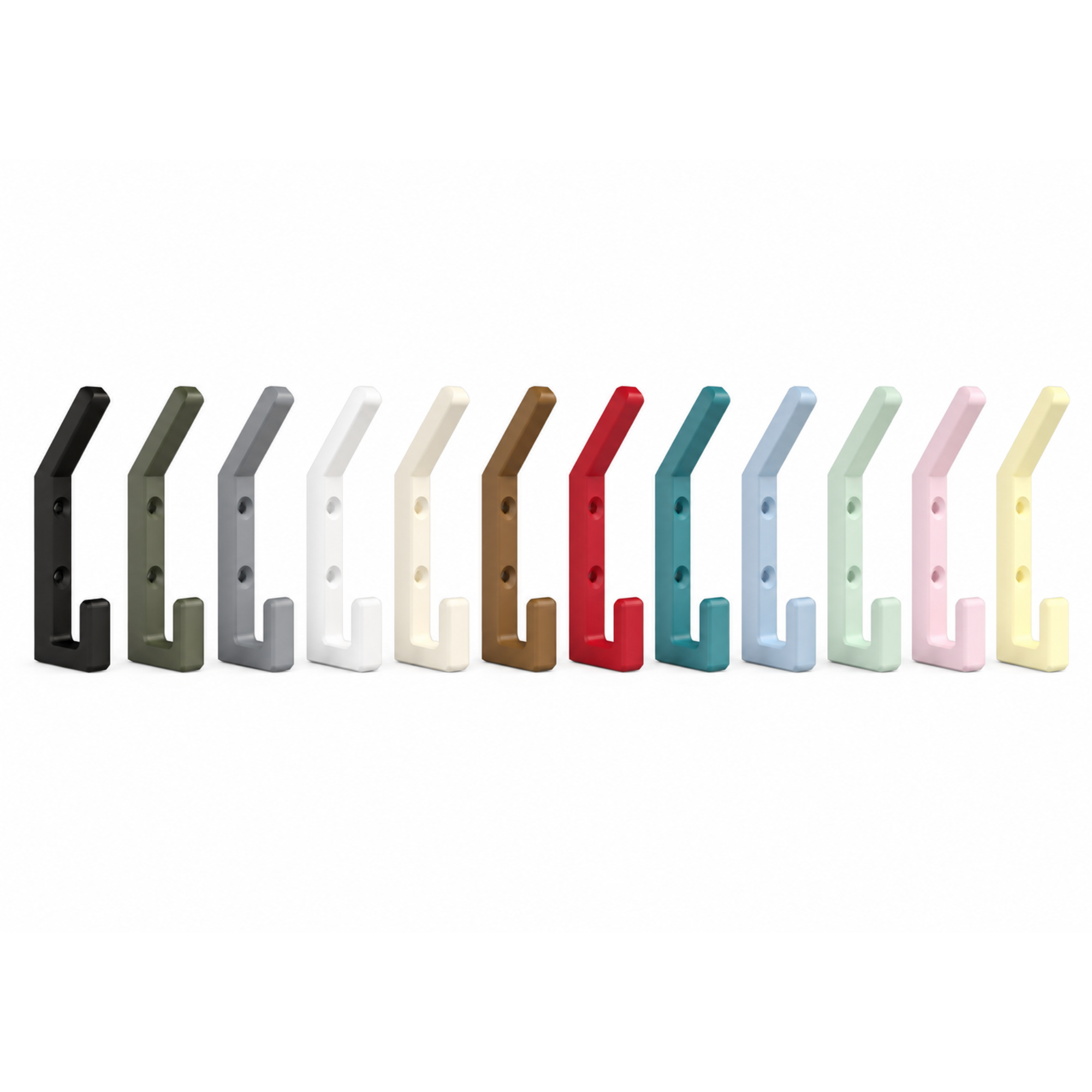 Double Coat Hook - Installation: Screw-in