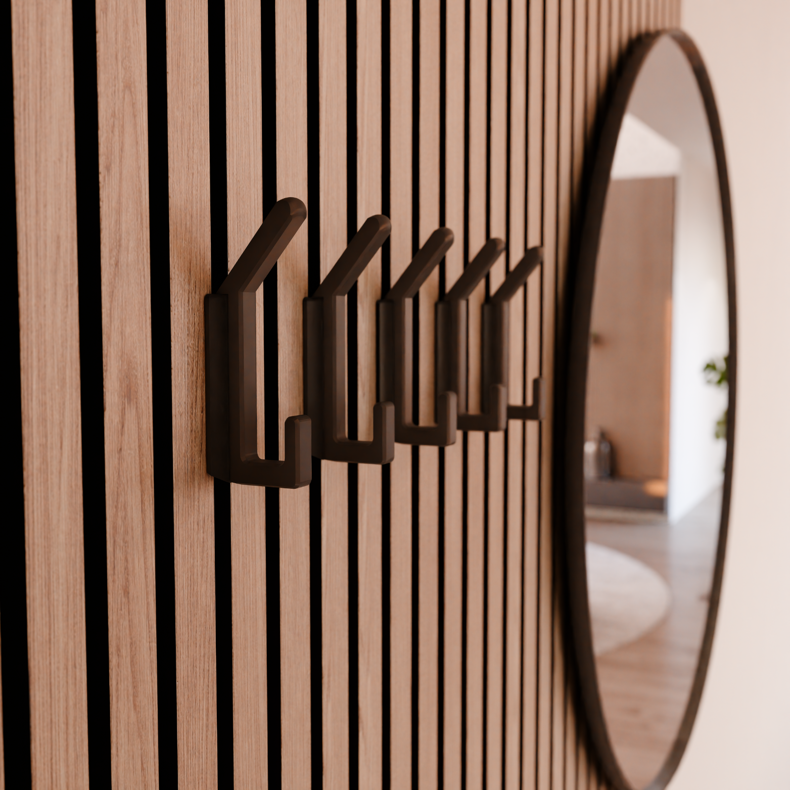 Double Coat Hook for Acoustic Panels - Installation type: Wall Clip