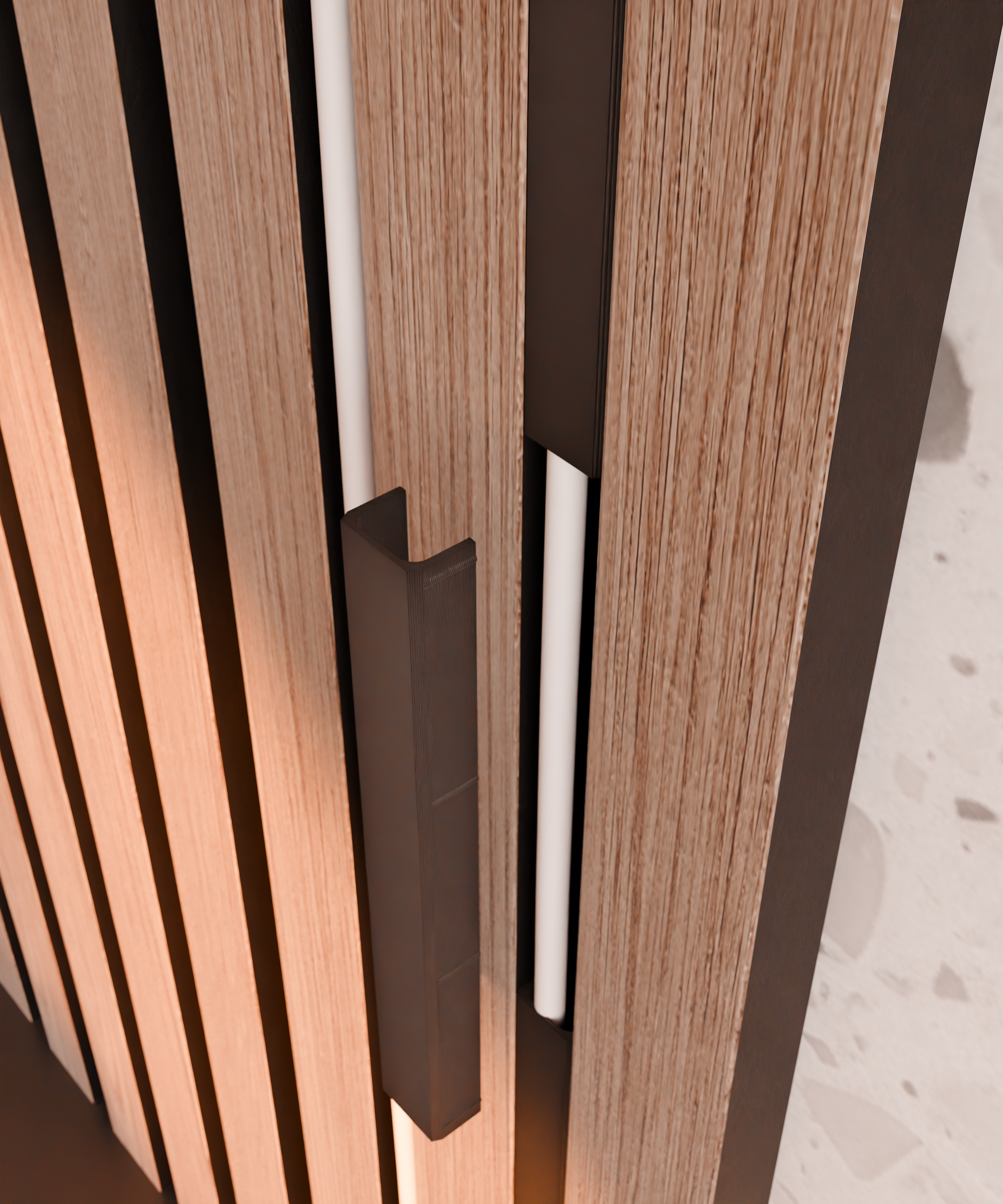 Cable Duct Covers for Acoustic Panels (Press fit)