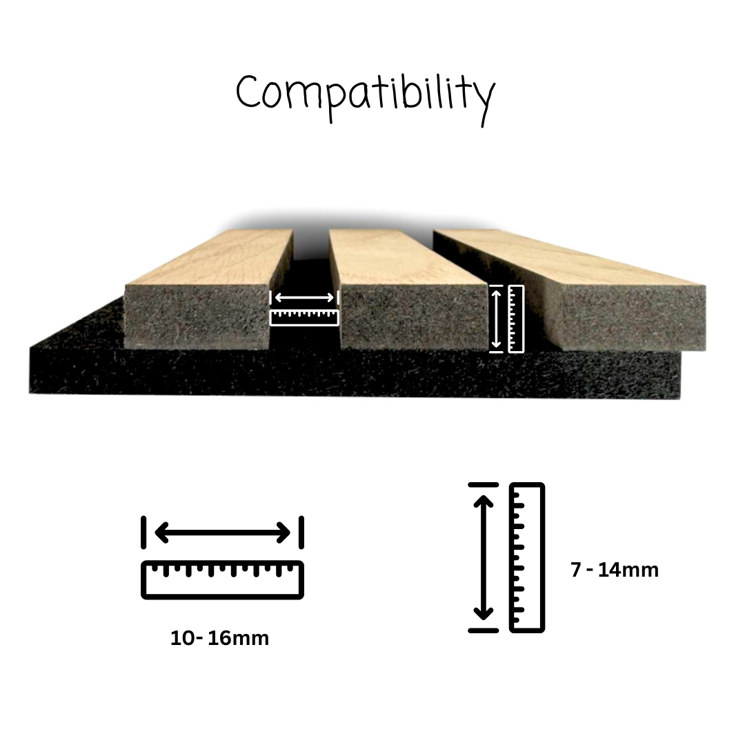 Round Hanger/Hook for Acoustic Panels - Installation type: Wall Clip