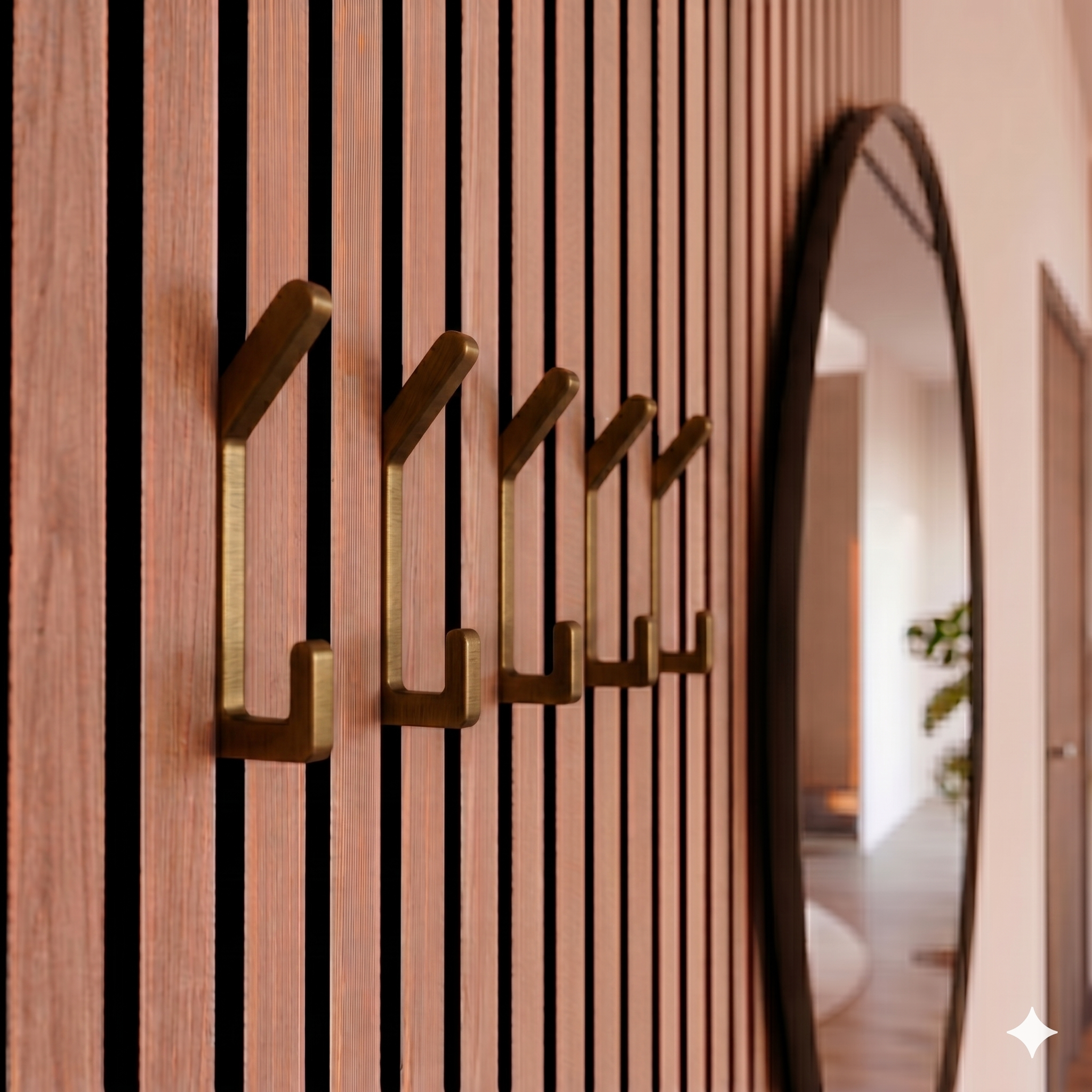 Double Coat Hook for Acoustic Panels - Installation Type: Wall Clip