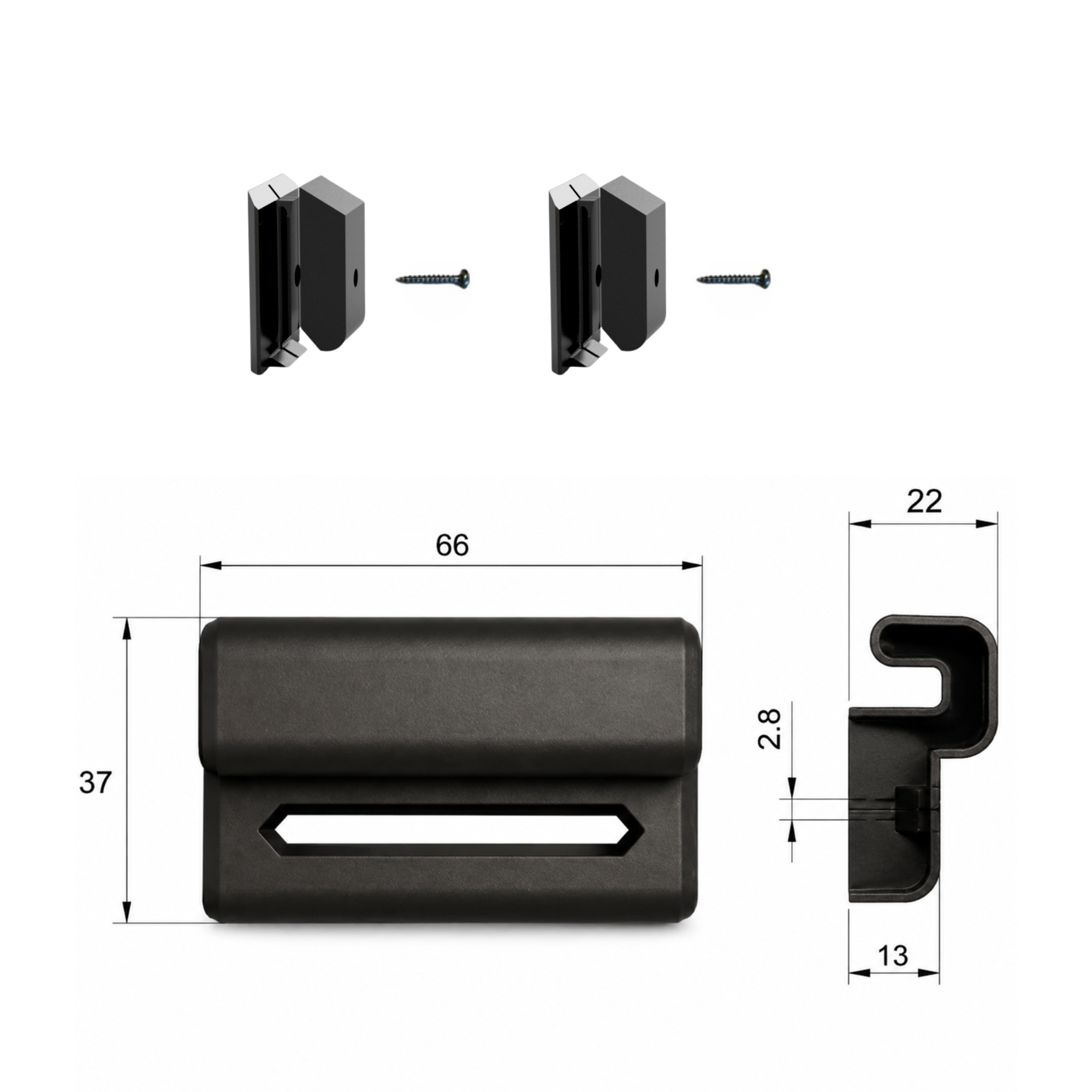 Mount for IKEA SKOSTALL Shoe Organizer - Installation: Wall Clip