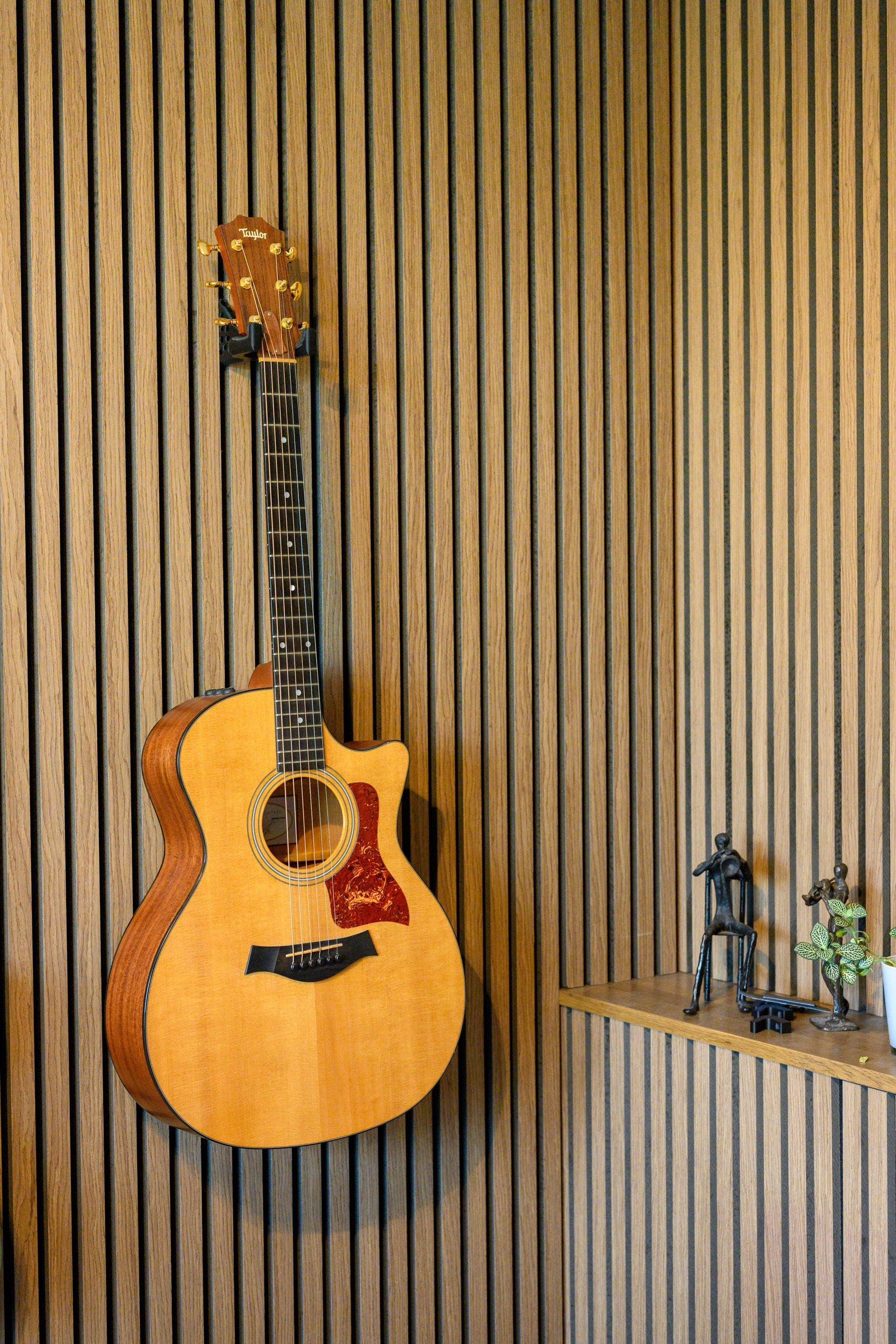 Guitar Hanger for Acoustic Panels - Installation Type: Wall Clip