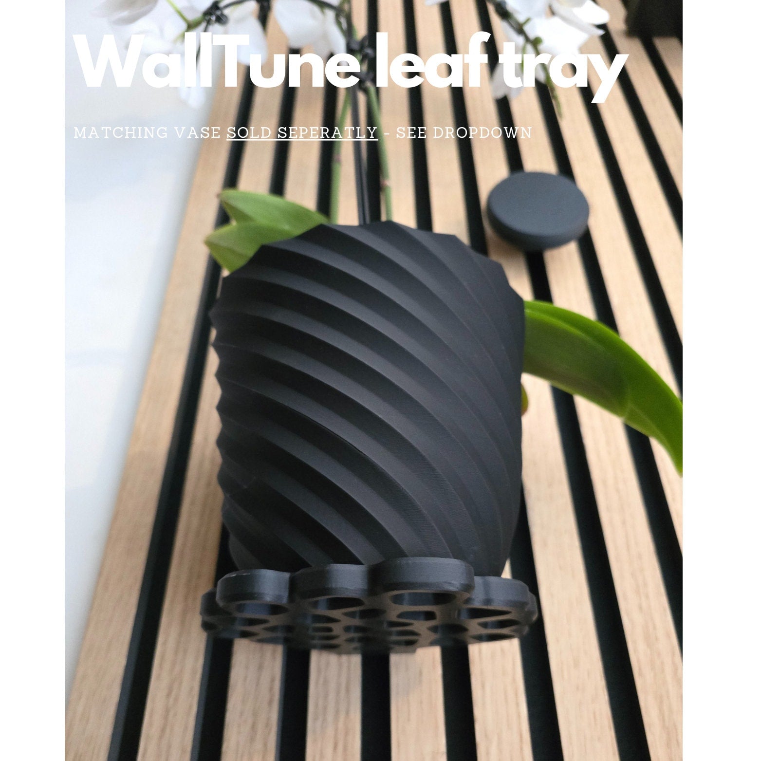 Designbladlade voor akoestische panelen - Installatietype: Wandklem