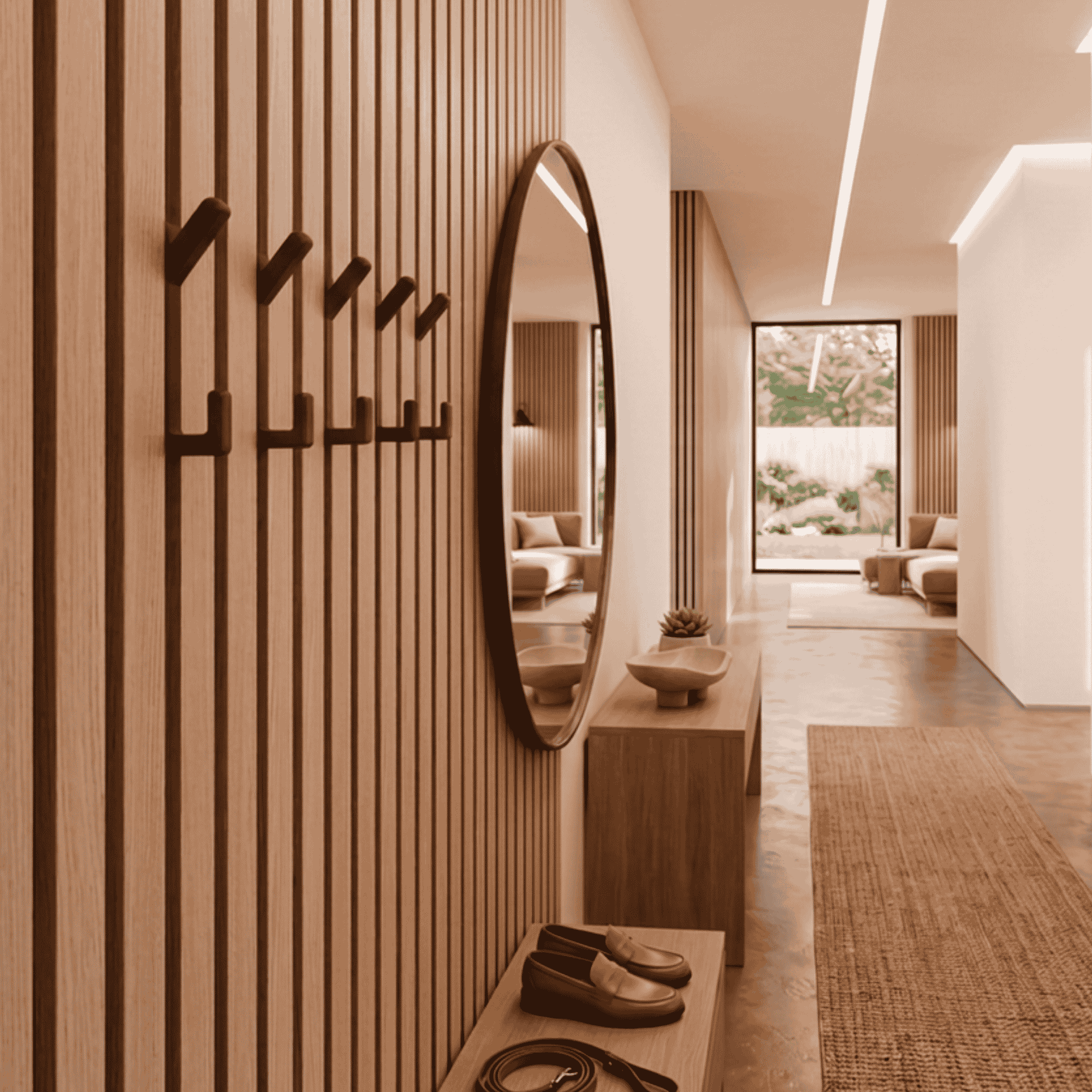 Double Coat Hook - Installation: Wall Clip