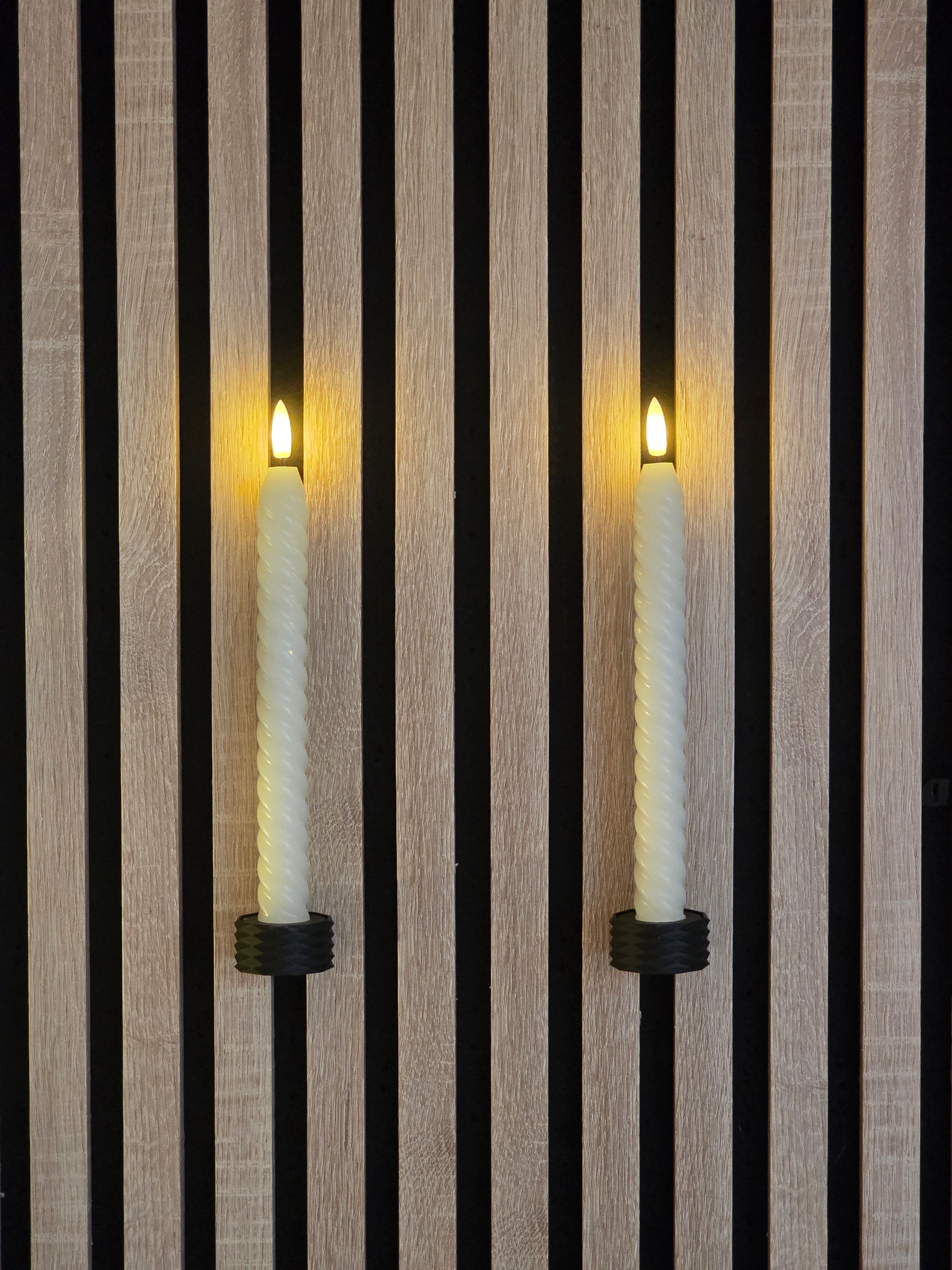 Walltune LED Tealight or Dinner Candle – with Timer