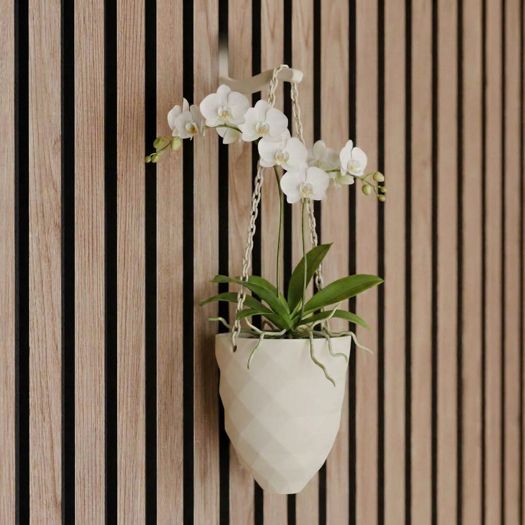 Hanging plant vase - Installation: Screw-in