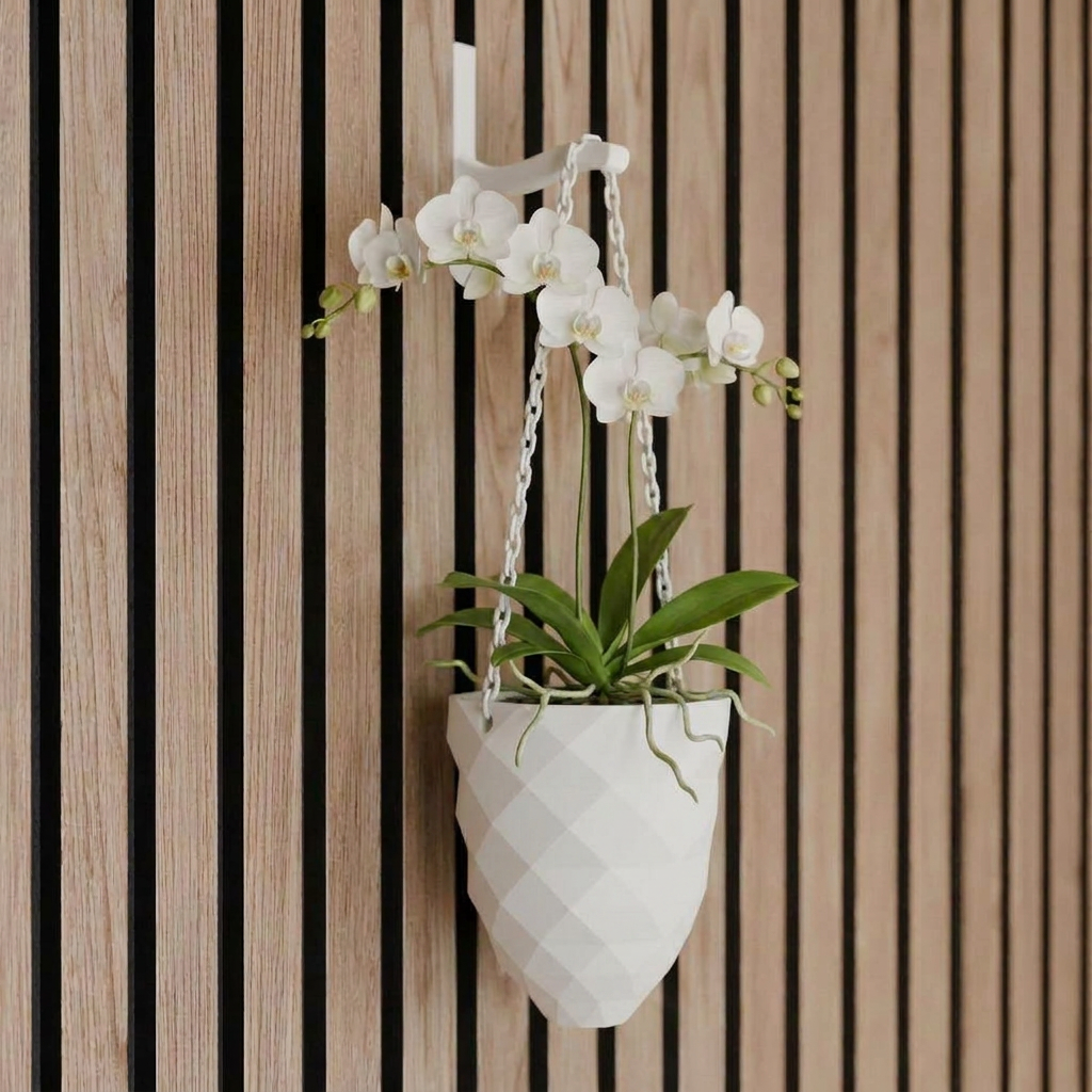 Hanging plant vase - Installation: Screw-in